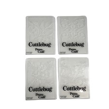 CUTTLEBUG Provo Craft Embossing Folder Floral Scroll Leaf Card Making Lot