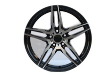 17x7.5 Black Machined Face Rims 5x112 Set 4 Fits Mercedes C-class W205 E-class