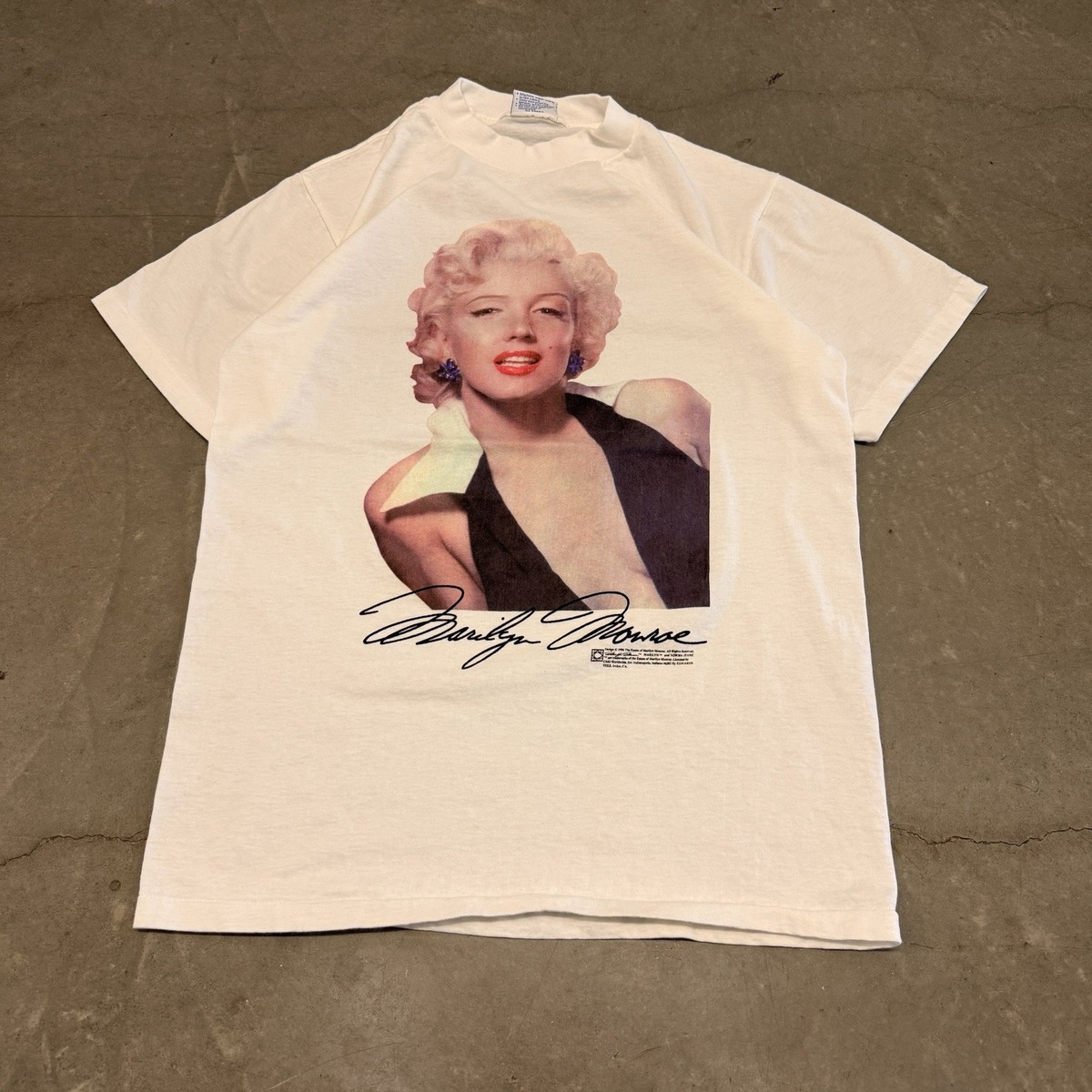 1995 Marilyn Monroe Vintage Tシャツ Ｌ　90s Vintage 1995 Marilyn Monroe Big Face T-Shirt | eBay