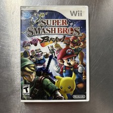 Nintendo Super Smash Bros. Brawl Nintendo Wii NTSC-U/C T Manual 2008 TESTED