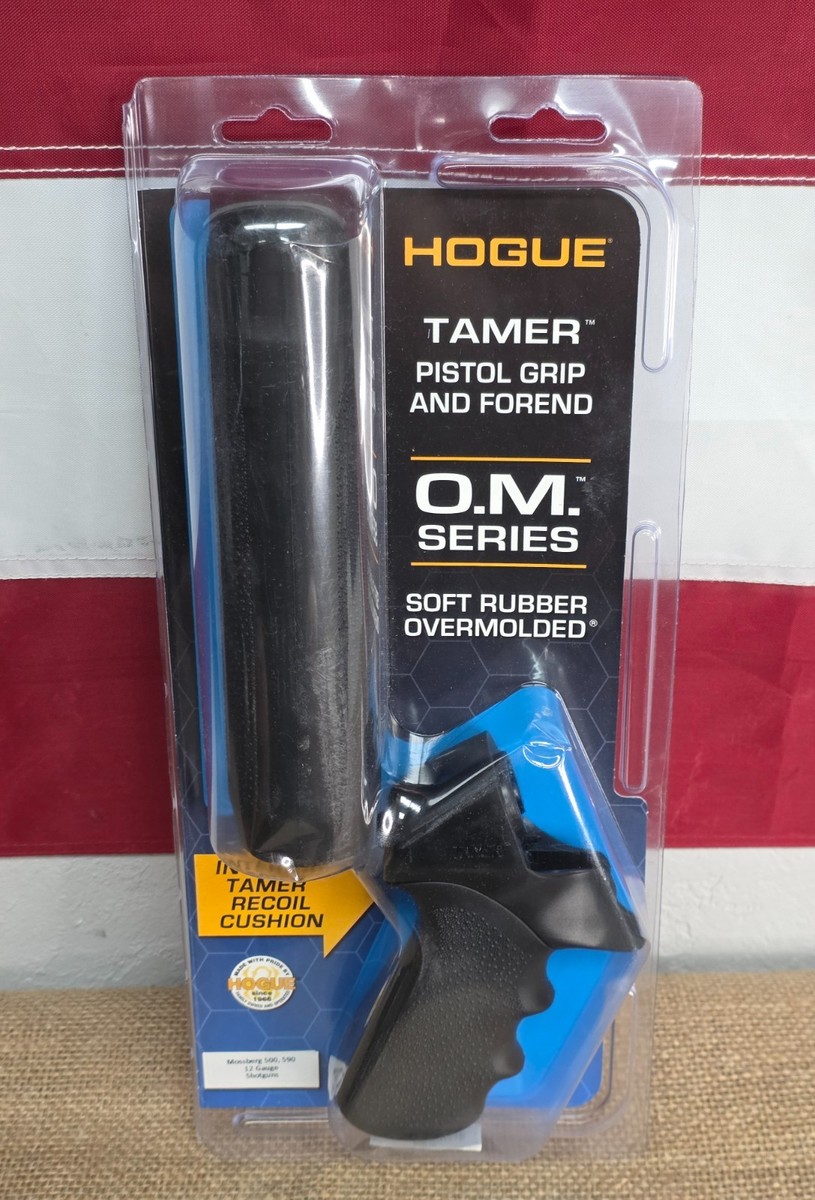 Hogue Mossberg 500 590 12 ga Overmolded Tamer Shotgun Pistol Grip