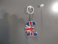 Unique Collectible Key Chain 2.25"in British Pound