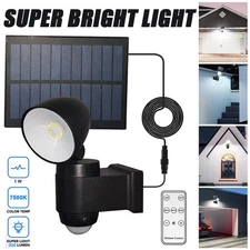Outdoor Solar Ceiling Pendant Light w/Remote Indoor Lamps Waterproof Shed Lamp