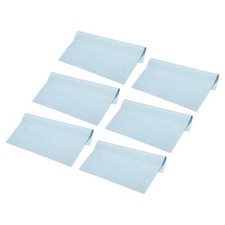 Microfiber Cleaning Cloth 6" x 6" Suede for Camera Lens Eyeglasses Blue 24pcs