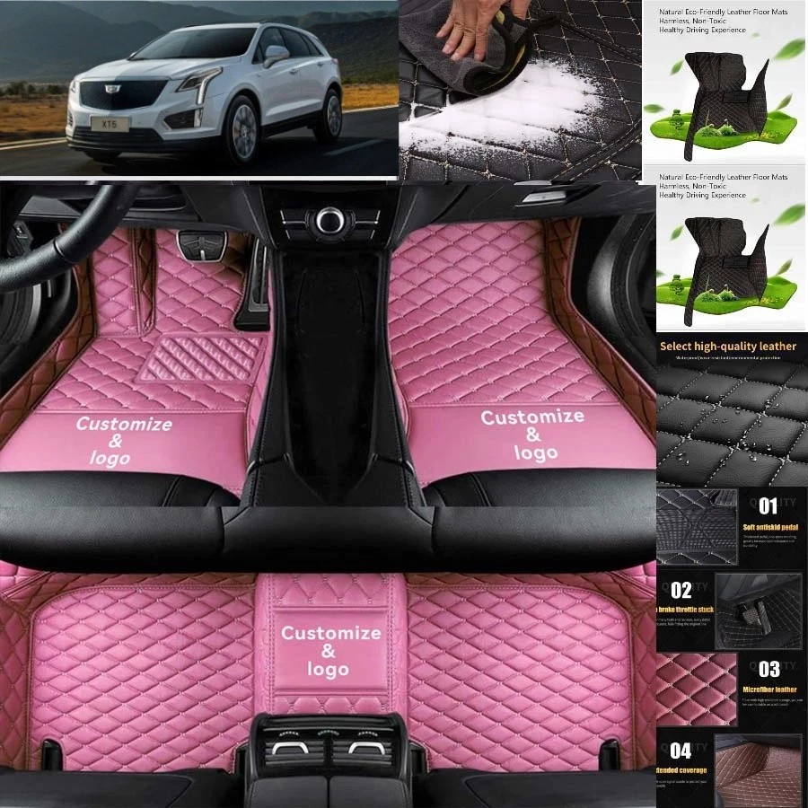 For Cadillac XT5 Car Floor MatsLuxury Waterproof Liners Carpets Cargo Custom Foto 2 de 4