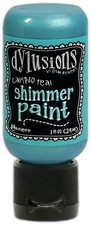 Dylusions Shimmer Paint 1oz-Calypso Teal - 3 Pack