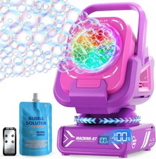 Bubble Machine for Kids, Outdoor Toys for Parties and Weddings  Rechargeable, R