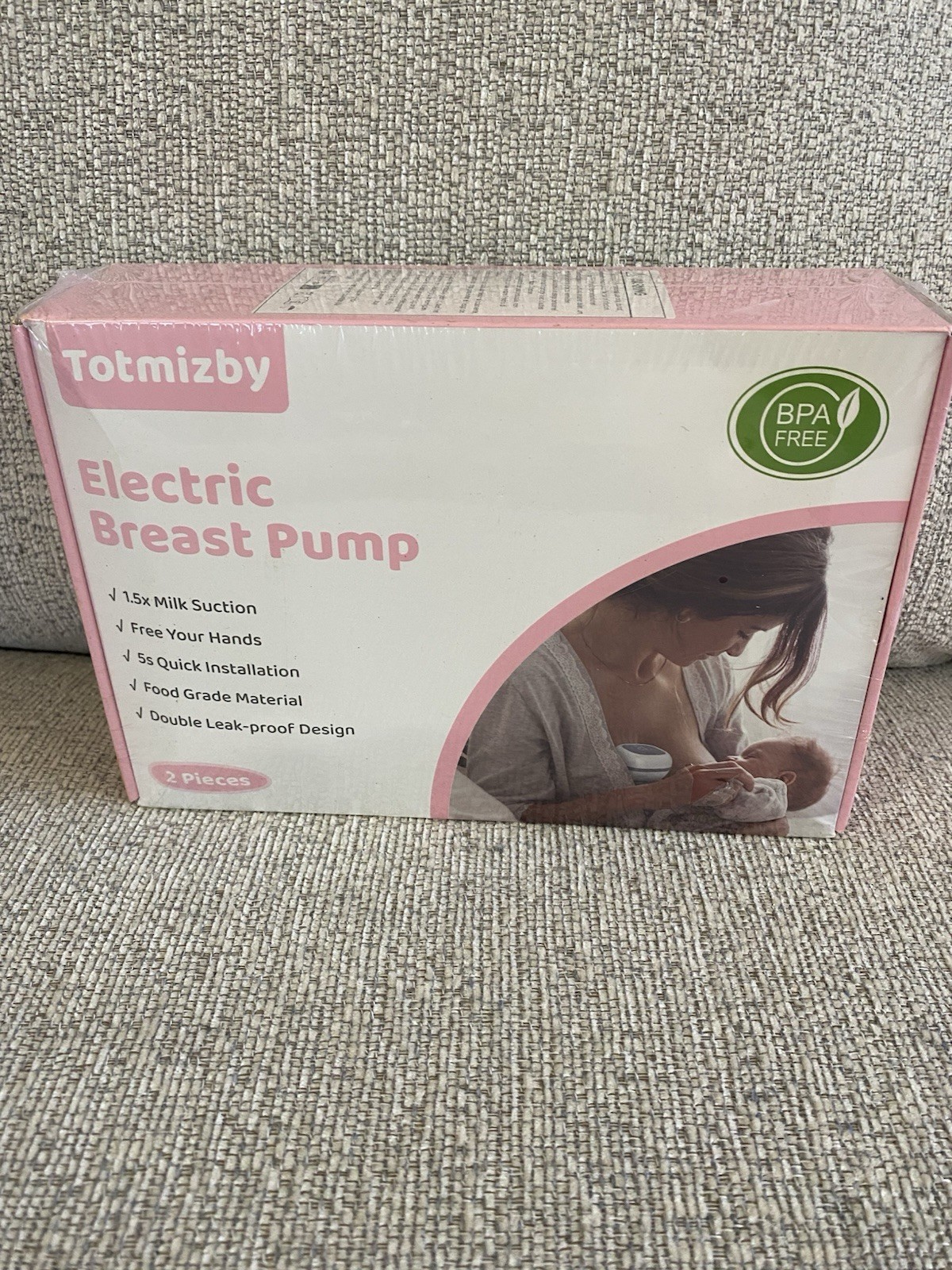 Totmizby Hands-Free Electric Wearable Breast Pump for Nursing Moms-image