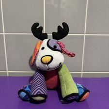 Romero Britto Pop Plush Reindog.