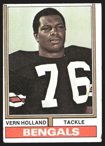 Vern Holland 1974 Topps #486 Cincinnati Bengals