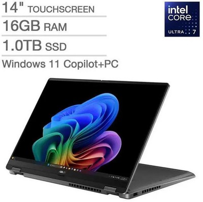 Asus Vivobook 14 Flip Core Ultra 7 256V 16GB RAM 1TB 14 in TP3407SA 1TB SSD