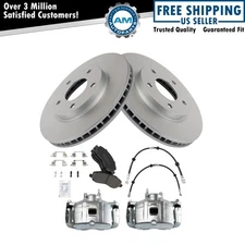 Front Brake Pad & Rotor Kit Premium G-Coated Ceramic For 08-16 Mitsubishi Lancer