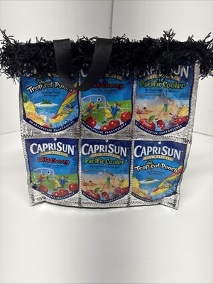 CAPRI SUN Juice Drink Purse Handbag Bag Tote One Of A Kind Recycled