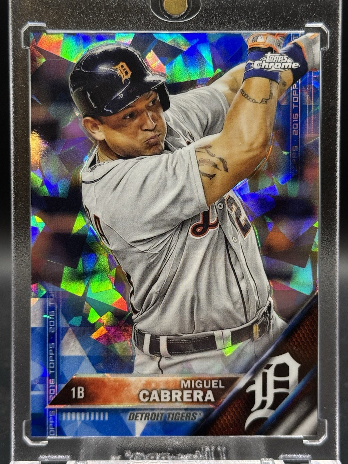 2016 Topps Chrome Sapphire #250 Miguel Cabrera #/250