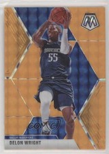 2019-20 Panini Mosaic Fluorescent Orange Prizm 25/25 Delon Wright #94 0za4