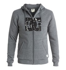 Sweat À Capuche Rebel Star TS Dc Shoes Gris Fantaisie