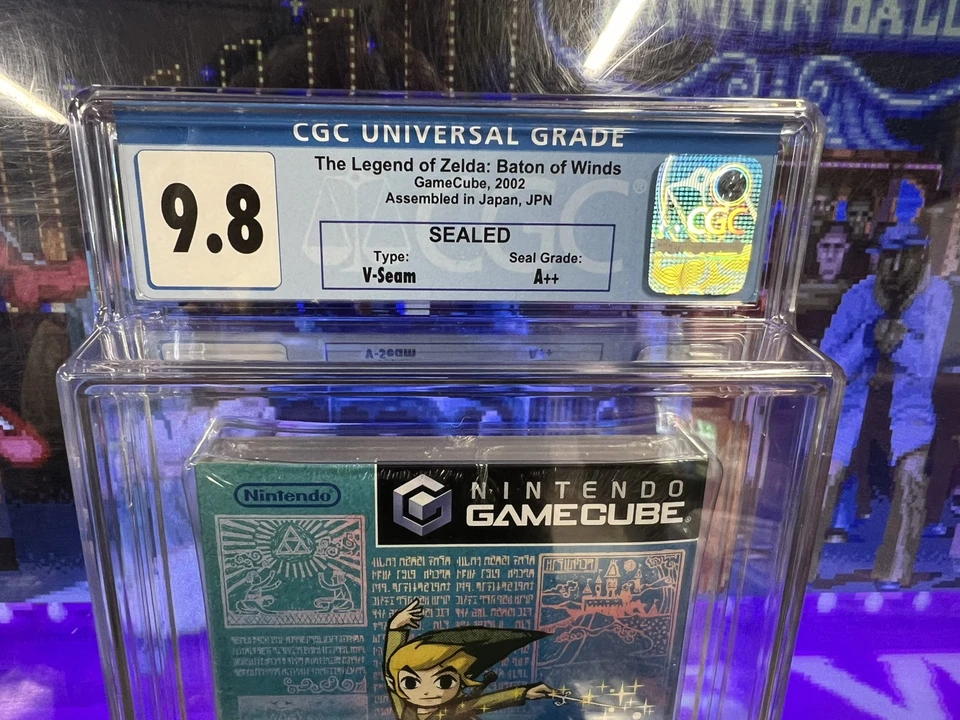 2002 Gamecube Legend of Zelda Baton of Winds Japan Wind Waker CGC 9.8 A++ SEALED - Image 2 of 4