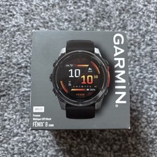 Garmin Fenix 8 AMOLED 51mm + Extra Strap | Slate Grey | Great Condition | Boxed