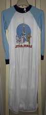 Vintage Star Wars Girls Youth Nightgown Pajamas Very RARE  1977 A New Hope