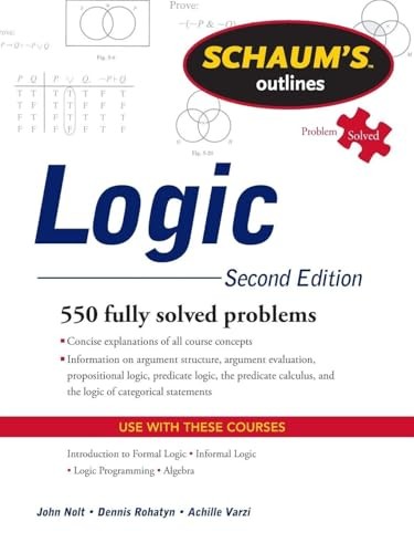 Schaum's Outline of Logic, Second Edition by John Nolt NEW - Image 7