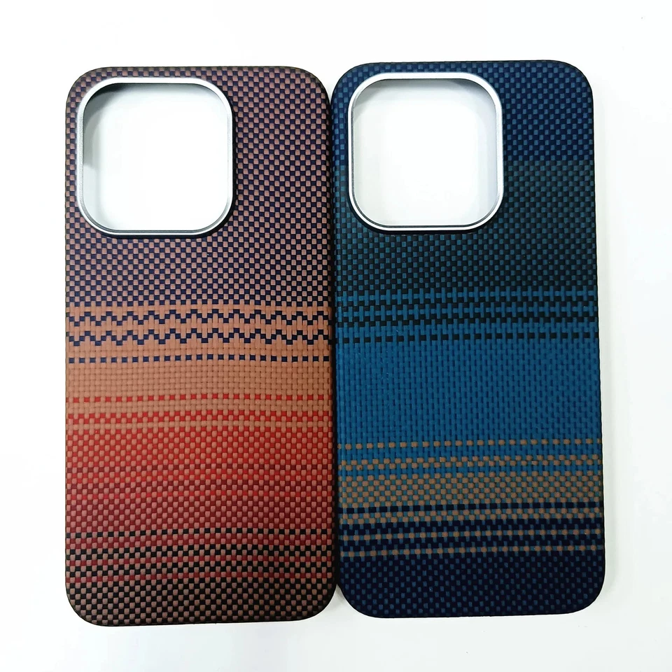 Aramid Carbon Fiber Magsafe Case For OnePlus 15 Matte Braided Scenery View Cover - Image 2 of 4