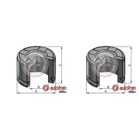 2X Autofren 42Mm Kolben Bremssattel Hinten Passend FüR Mercedes S-KLASSE