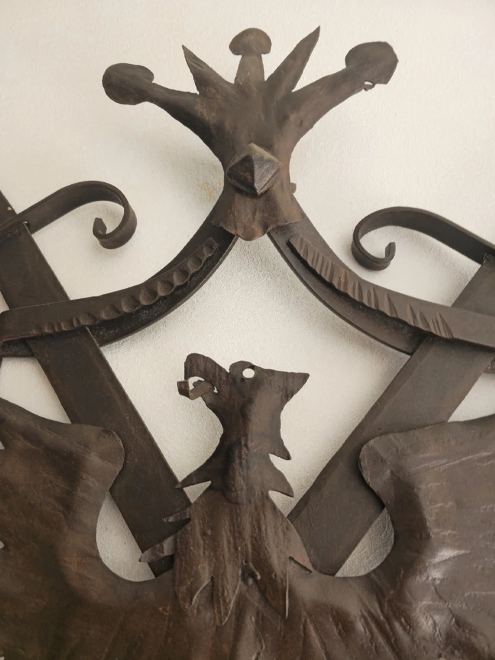 Stemma Araldico In ferro battuto antico - Immagine 3 di 3