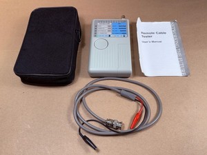 KURTH Electronic KE301 Remote Cable Tester USB COAX RJ-45 RJ-11 BNC - in Case