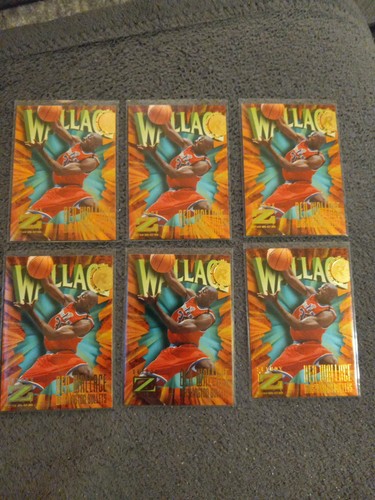 1996-97 SkyBox Z-Force #165 Ben Wallace RC Rookie Lot Of 6 Rc Cards