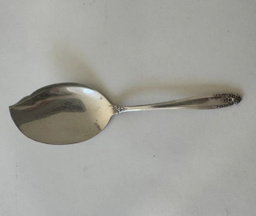 International Sterling Silver Prelude Pattern Dessert Spoon 6” Vintage