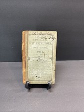 Benham's New Haven Connecticut City Directory No 7 - 1846 - 47 ORIGINAL with MAP