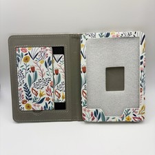 Kindle Paperwhite Case 6.8 by MOKO For 11th Generation, White Multicolor Flowers