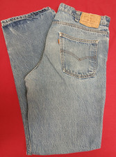 Vintage Levi  s 517 Orange Tab Blue Jeans 34x33 USA 70s 80s Repair Needed