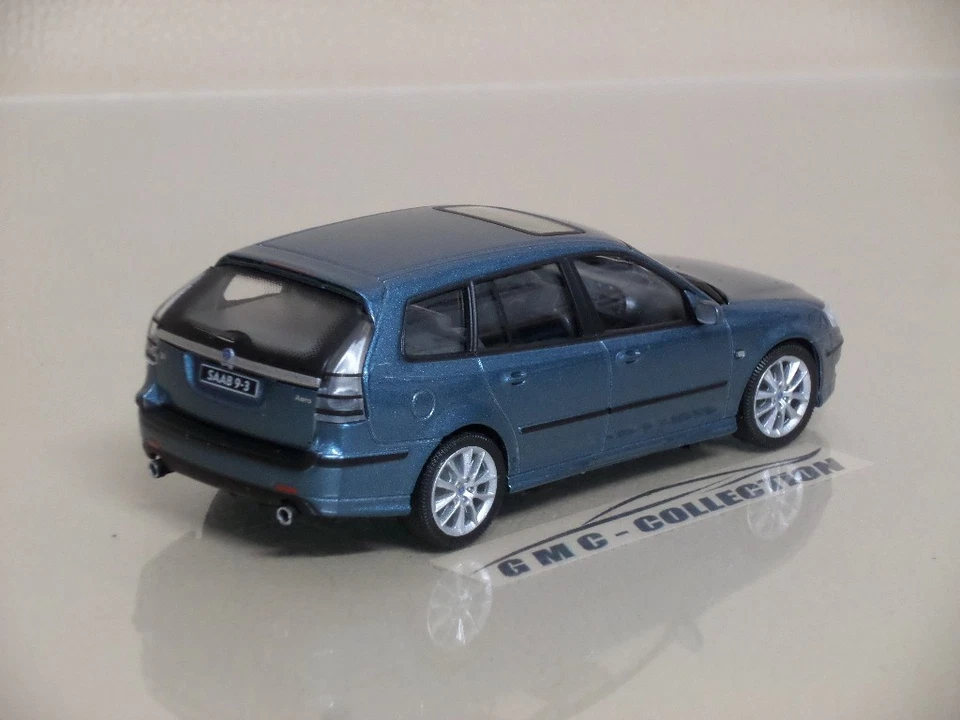 SAAB 9-3 COMBi 2003 BLU BLUE MET. MOTORAMA CARARAMA HONGWELL 1/43 (NO EDiCOLA) - Immagine 2 di 3