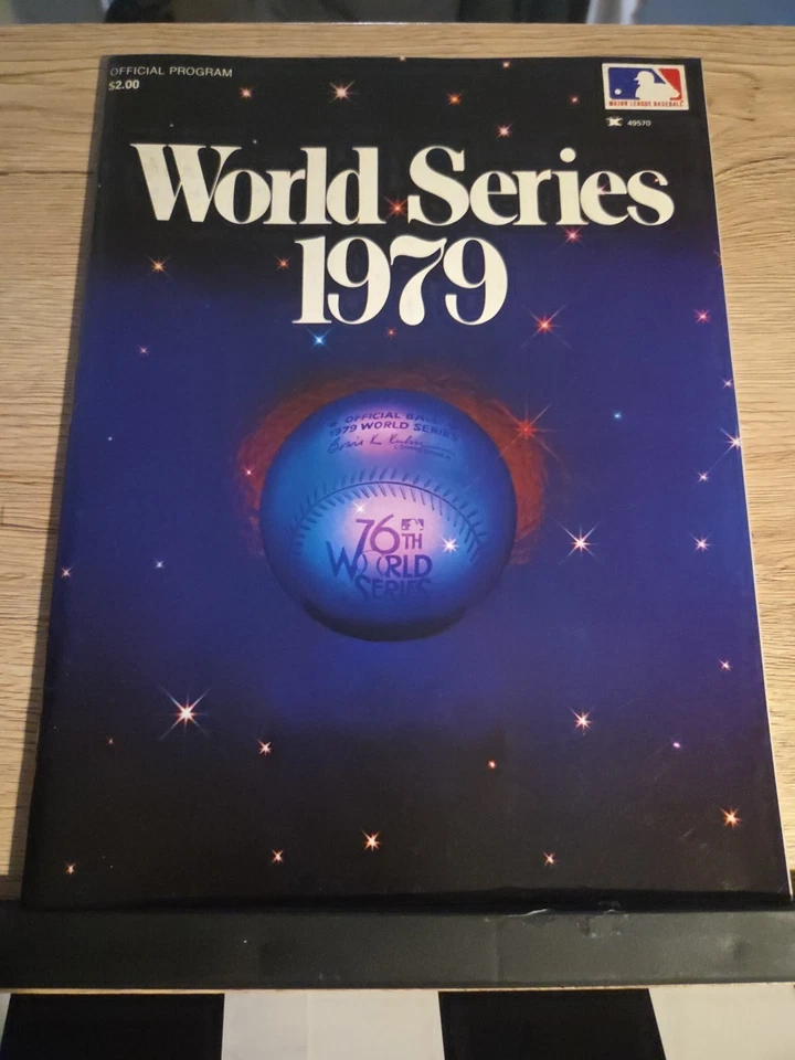 World Series 1979 Program MLB Pittsburgh Pirates Baltimore Orioles VTG Baseball - Image 2 of 4