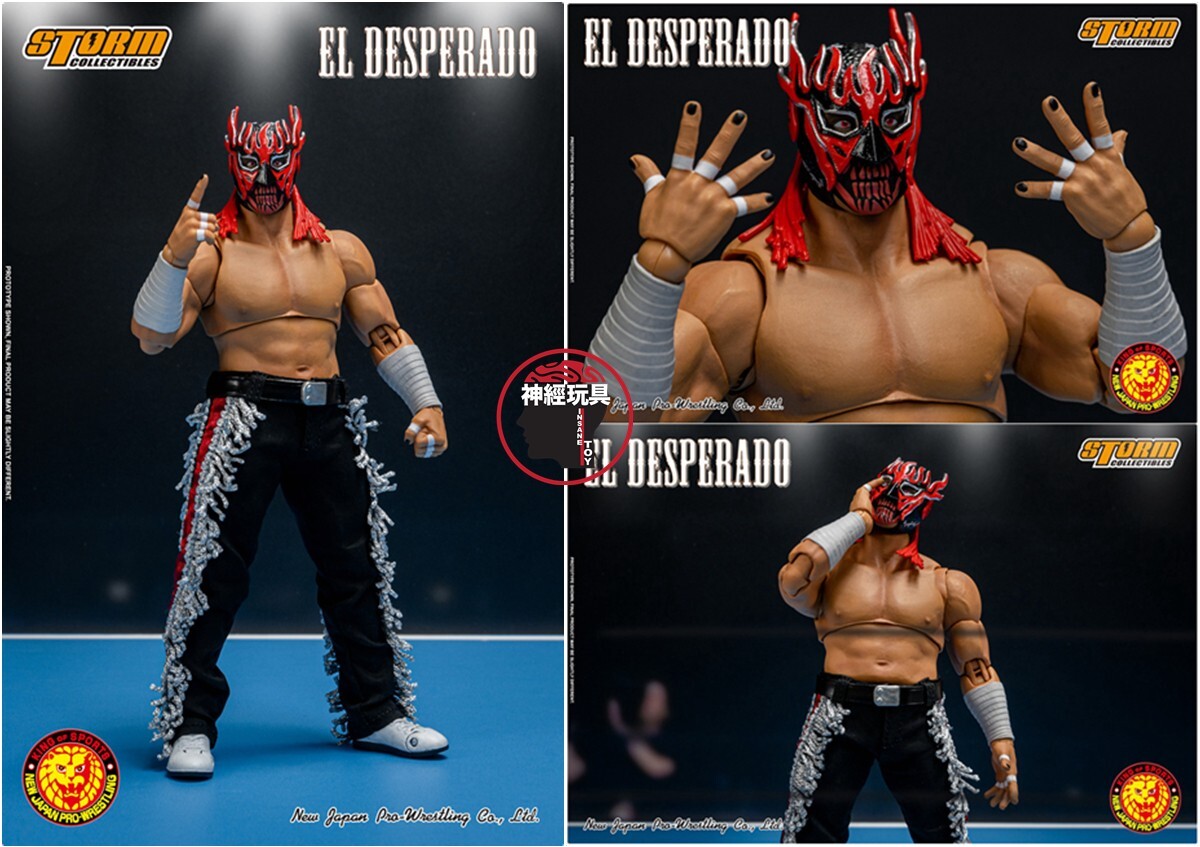 STORM COLLECTIBLES 1/12 EL DESPERADO Red Mask Version ACTION