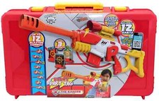 2021 RYAN'S WORLD FOAM DART TAG THE RANGER BUILD'N'BLAST CASE , RED - SEALED