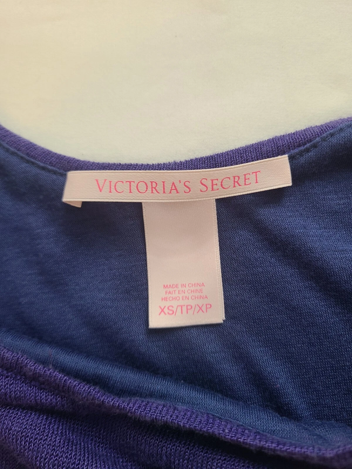 UNDERCOVER Maxi abito senza maniche Victorias Secret misto lino blu spiaggia costiera taglia XS