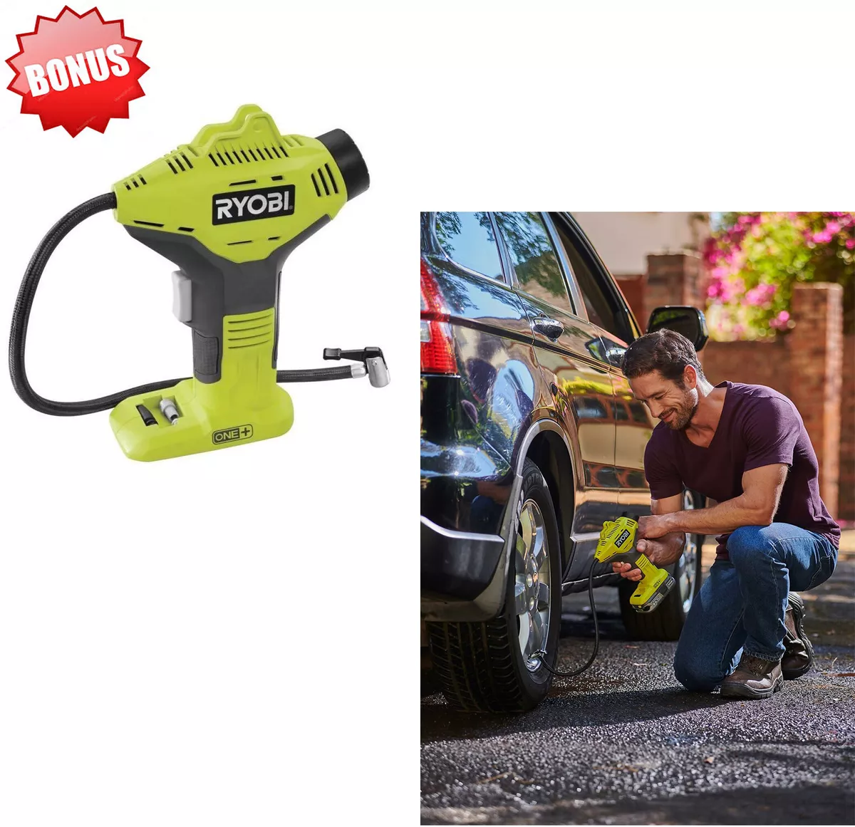 Ryobi one tyre inflator deals