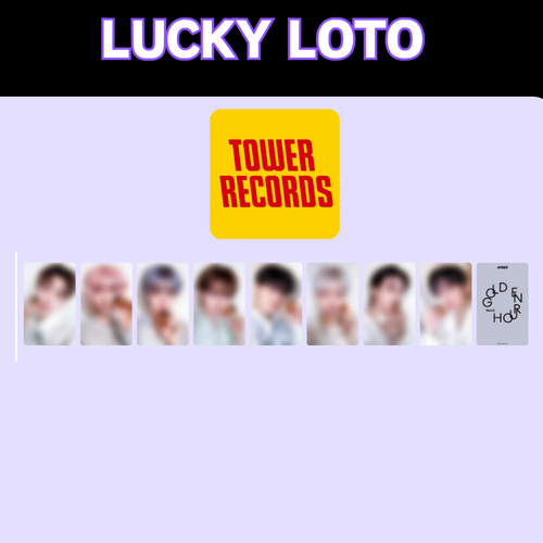 ATEEZ GOLDEN HOUR: Part. 2 Photo card JAPAN Lucky draw Tower records Rakuten HMV - Picture 53 of 56