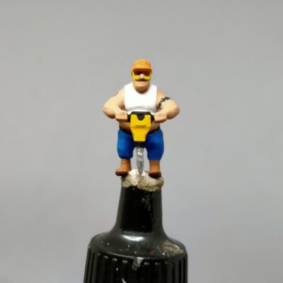 Big Worker Drilling HO 1:87 Miniaturfigur kein Preiser