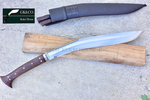 18" Blade Siru Short Full Tang with 9 Handle Khukuri Handmade blades in Nepal GK - Picture 3 of 10