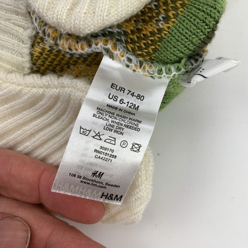 H&M Winter Stocking Cap Hat Fitted 6-12 Months - Picture 3 of 3