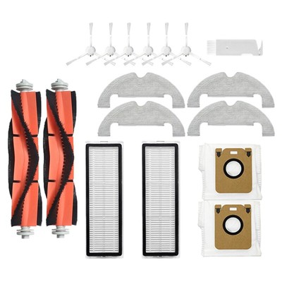 For  Bot D10 Plus RLS3D Robot Vacuum Cleaner Main Side Brush Mop Cloth Hepa6316