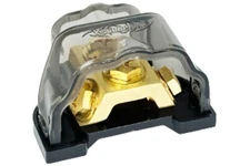 One In Three Out Ring Power or Ground Distribution Block Car Audio Amp Wire