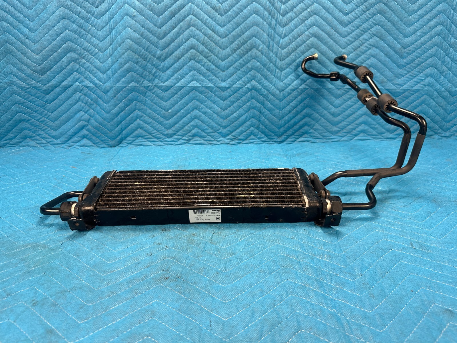 Bentley Cont Flying Spur Transmission Oil Cooler Radiator w/Pipes 2006-2012 OEM