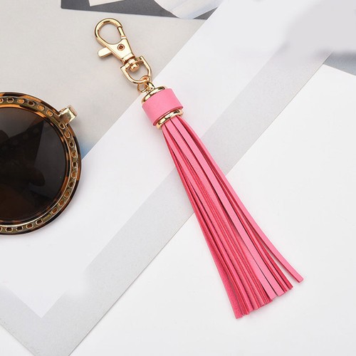 Handmade Tassel Pendant Keychain Bag Charm Pompom Multicolor Accessories - Picture 14 of 28