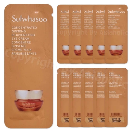 Sulwhasoo Concentrated Ginseng Rejuvenating Eye Cream 1ml (10pcs ~ 150pcs) New