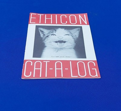 Vintage ETHICON SUTURES Medical Advertising Cat Catalog Booklet 6th Print  1951 | eBay