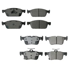 Akebono ProACT Front & Rear Ceramic Brake Pad Set Kit for Ford Escape 2017-2018